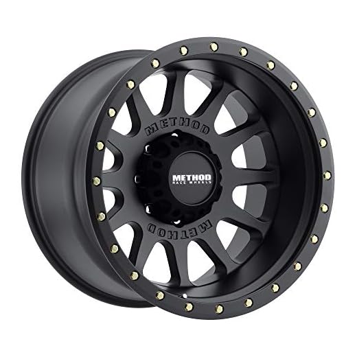 Method Race Wheels 605 NV Matte Black 20x10" 8x170", 24mm offset 4.55" Backspace, MR60521087524N