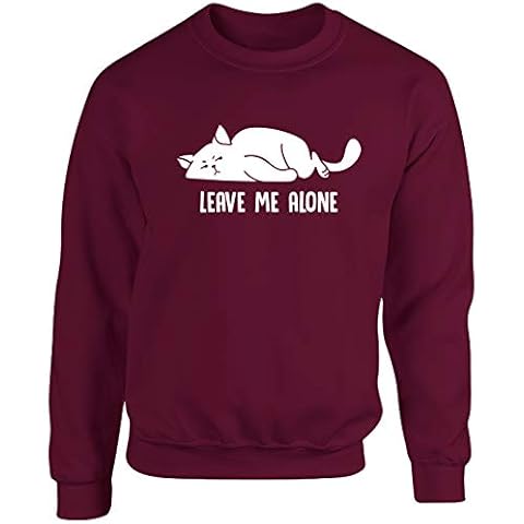 Hippowarehouse Leave Me Alone Cat Jumper Cover