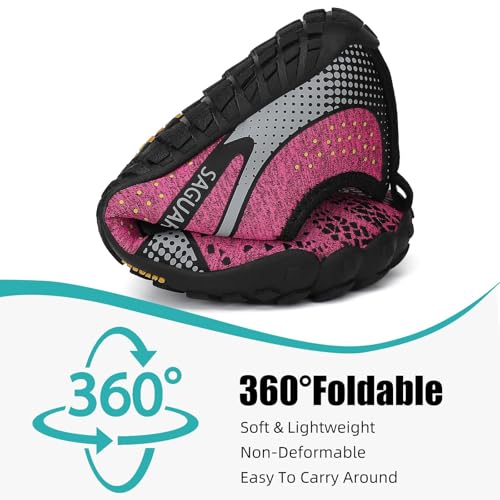 Image of SAGUARO Womens Mens Barefoot Shoes Minimalist Trail Runner Wide Toe Box Zero Drop Outdoor Cross Training Shoe