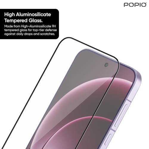 Image of POPIO Military-Grade Gorilla Tempered Glass for OnePlus 15 | 9H Hardness, Edge-to-Edge, Bubble-Free