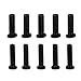 10-Pack Left-Hand Thread Fixing Screws (M5 × 22mm And M6 × 22mm) for 1/2-inch and 3/8-inch UNF Drill Chuck Shank Adapters — Metal, Black, Industrial Workshop And DIY Repair Use