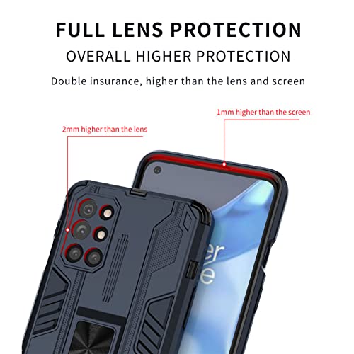 Coque OnePlus 8T et 9R avec protection écran verre bleu - 5
