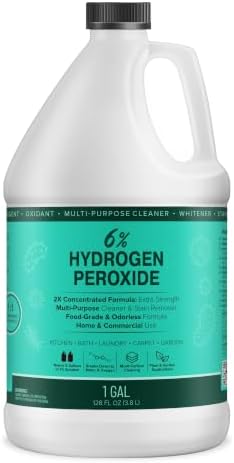 MAXTITE 6% Hydrogen Peroxide Solution, 1 Gallon - Food-Grade H2O2 & Water - Versatile Multi-Surface Cleaner for Kitchen, Bath, Laundry, Commercial & Janitorial - 2X Concentrated - Made in USA image 5