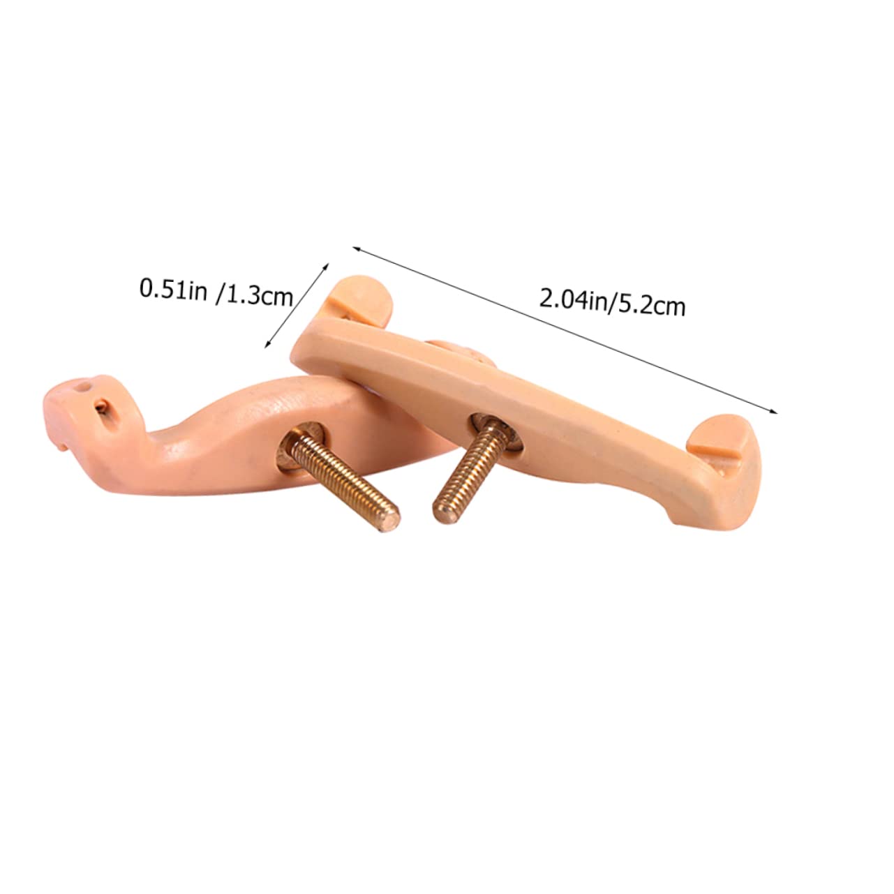 Hemoton Musical Instruments 2pcs Violin Shoulder Rest Violin Accessory Easy to Use and Comfortable Design