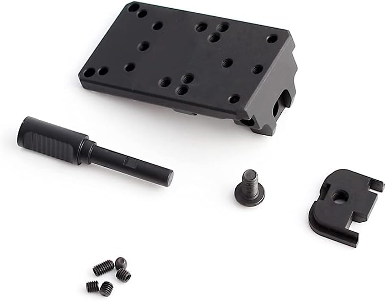 Gotical Universal Optics Mount Pistol Red Dot Scope Reflex Mount Plate Base Pistol 17 19 22 23 Rear Sight Reflex Mount