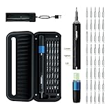 Cordless Electric Screwdriver, JAKEMY 41 in 1 Automatic and Manual Dual-mode Precision Power Screwdriver Set Repair Tool Kit with LED Lamp for Laptop, Computer, Phone, Watch, Small Electronic Devices