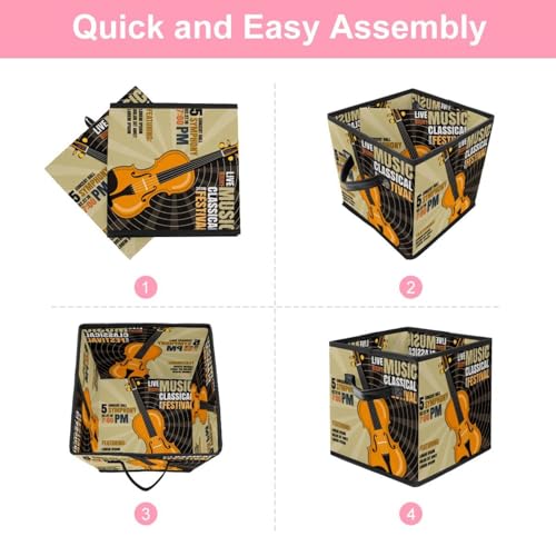 Boîte de rangement pliable pour optimiser les placards encombrés - 6