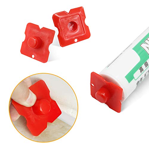 WJMY Cartridoppen, siliconen spuitmonden, reservepunten, cartridgemondjes, siliconen spuitmonden, siliconen spuitmonden (20 stuks) - Afbeelding 7