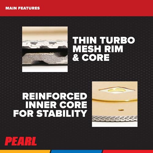 Image of PEARL ABRASIVE CO. P5 Thin Mesh Turbo Blade 4 inch 5 /8 inch-20mm-7 /8 Arbor