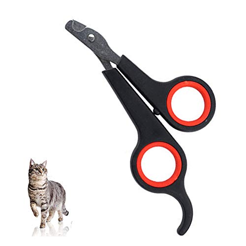 Weijl Cat Nail Clippers - Easy to Use Professional Stainless Steel Claw Trimmer for Small Breed Animals, Tiny Dog Cat Kitten Rabbit Bird Guinea Pigs Ferret Hamsters