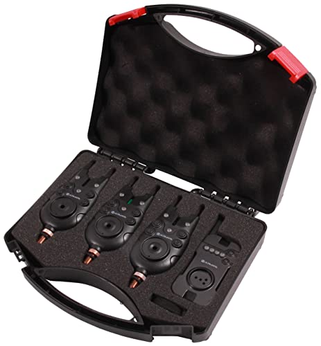 Alarmas Carpfishing Ultimate Elite Set de Alarma de Mordida 3 + 1 | Alarma carpfishing