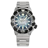 Heimdallr Watches for Men, NH36A Automatic Wristwatch 200M Diving Watch Sapphire Crystal Luminous Mens Watch with 316L Stainless Steel Bracelet V2 Version (Blue)