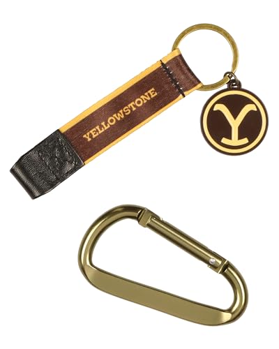 Porte-clés Yellowstone Dutton Ranch avec breloque Y, le cadeau Bioworld idéal - 4