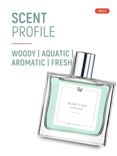 Image of EM5 Maritime EDP Perfume for Men | Fresh Spicy Lavender Woody Aquatic Fragrance | Strong and Long Lasting Eau de Parfum Spray | Luxury Gift for Him