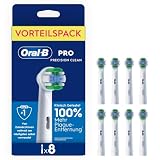 Oral-B Aufsteckbürsten PRO Precision Clean, Weiß, 8 Stück