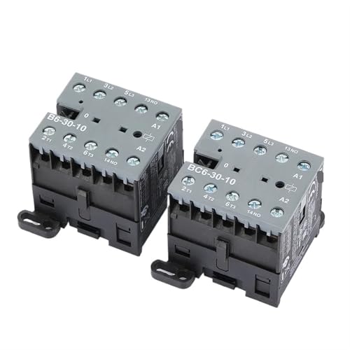 Contacteur AC220V B6-30-01 mini interrupteur tripolaire pour circuit électrique industriel