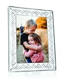 Godinger Picture Frame, Photo Frame, Glass Picture Frame, Tabletop Frame, Dublin Collection, 5X7