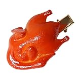 Healeved Pinza Pelo Comida De Imitación Horquillas De Dibujos Animados Accesorios Bonitos