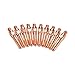 10Pcs/set Welding Torch Accessories Consumables 0.8/1.0/1.2/1.4/1.6mm Torch Nozzle Tip Holder Welding Equipment Temperature Tip