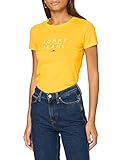 Nicht zutreffend Tommy Jeans Damen Tjw Essential Logo Tee Hemd, Gelb (Star Fruit Yellow), XL