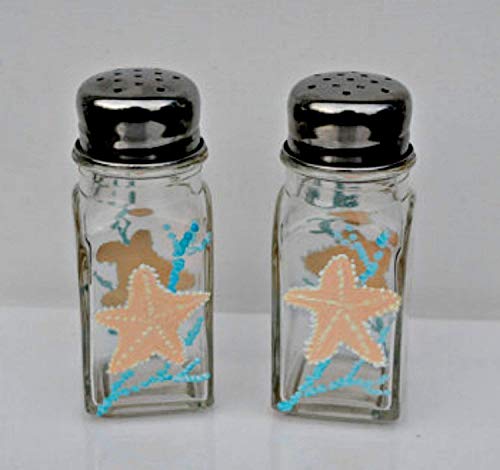 Starfish Blue Coral Salt and Pepper Shaker Set