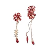 彼岸花モチーフイヤリング