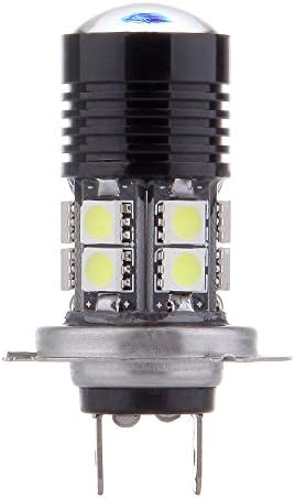 ECCPP 2Pack H7 12SMD LED Bulbs High Power Projector LED Light Bulbs Replacement for Fog Light