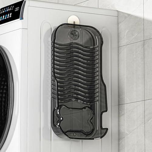 Wezalget 洗濯板 ランドリー用,衣類洗い ランドリーボード - 石鹸ホルダー付き洗面化粧台バスアクセサリー 家屋掃除 学校 大学 アパート 寮 婦人衣類 | 家庭用クリーニングや寮やアパートの必需品