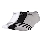adidas Men's Originals No Show Socks (3 Pack)
