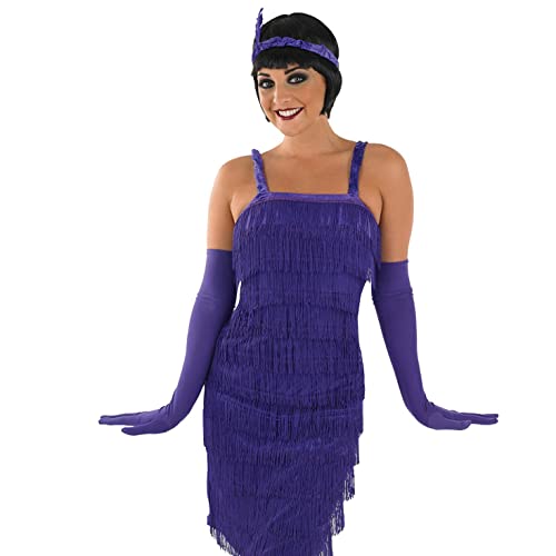 Fun Shack Purple 1920s Flapper Dress, 1920s Dresses for Women 1920s Fancy Dress Women, 20s Style Dresses Small - Image 2