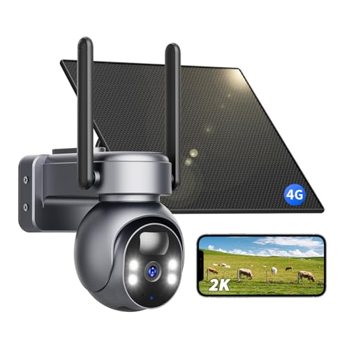 LIWAN 4G LTE Cellular Security Camera