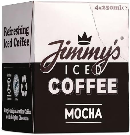 Jimmy's Iced Coffee, Mocha, 250ml (Pack of 4) B0D2P1G7BJ Jimmy's ...