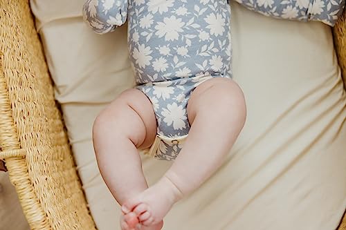 Copper Pearl Long Sleeve Bodysuit Baby: Ultra Soft Baby for Newborns, Boys, and Girls - Stylish, Comfortable, Overlap Shoulders, Premium Knit Fabric - 6-12 Months, Lacie4