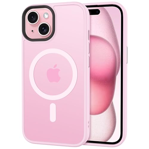 Image of CACOE Magnetic Case for iPhone 15 6.1 inch, Pink