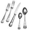 40 Piece Silverware Set for 8 18 10 Stainless Steel flatware Set Antique vintage cutlery set Knife fork spoon Heavy Duty Dishwasher Safe OTW PAVILION