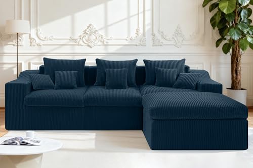 Homguava Modular Sectional Couches for Living Room,101" Cloud Couch with