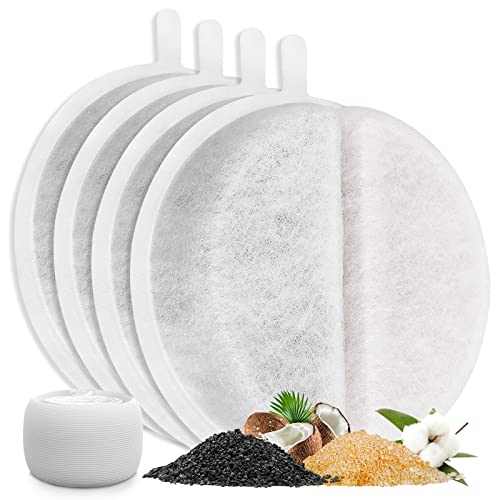Cat Fountain Filter Replacement, 4 Pack Pet Water Fountain Filters,