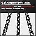 G80 Alloy Steel Chain Sling - 2-Leg Chain with Grab Bucket and Hook for Safe Traction and Efficient Loading/Unloading of Goods, Industrial Use.