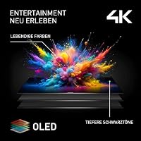 Panasonic Premium TV-55Z80BEZ, Z80B-Serie, 55 Zoll, 4K Ultra HD OLED Smart TV, 2025, Fire TV, Dolby Vision & Atmos, Game Mode Extreme, Alexa & Apple Support, Bluetooth, Schwarz – Ansicht 3