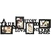 kieragrace Collage Picture Frame, 10 by 30 Inch Holds 4- 4 by 6 Inch Photos, Black, True Love