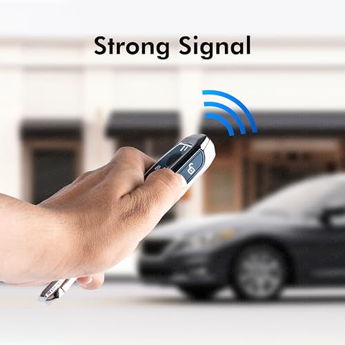 Image of SHOPOFLUX Metal Key Cover Compatible for BMW 7 Series 740i 760i X1 X7 XM IX I7 X5 X3 Smart Key 4 Button (Metal Silicone Blue)