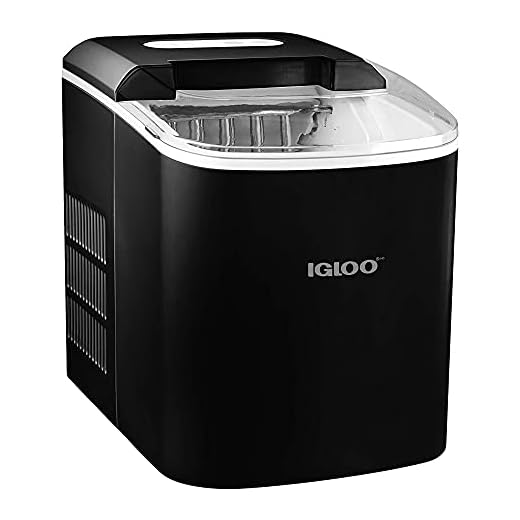 Igloo ICEB26BK Portable Electric Countertop 26-Pound Automatic Ice Maker, Black