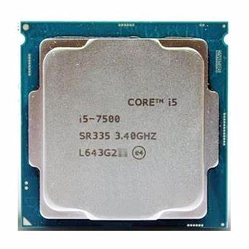 Image of Core i5 7400 /7500 /7600 7th Generation, 2.4 /2.7 /2.8 /3.0 /3.4 /3.5 /3.8 GHz, LGA1151 Socket, 4 Cores, 4 Threads, 6 MB Cache,LGA 1151 Desktop Processor, 1 Year Warranty (Silver)