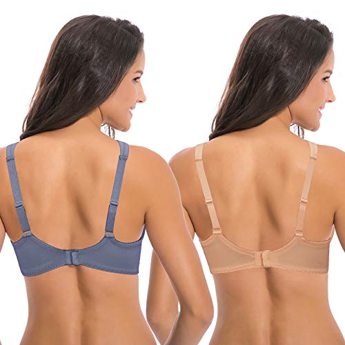 Curve-Muse-De-las-Mujeres-Sin-Forro-Aros-Cordon-Sosten-con-Acolchado-Hombro-Correas