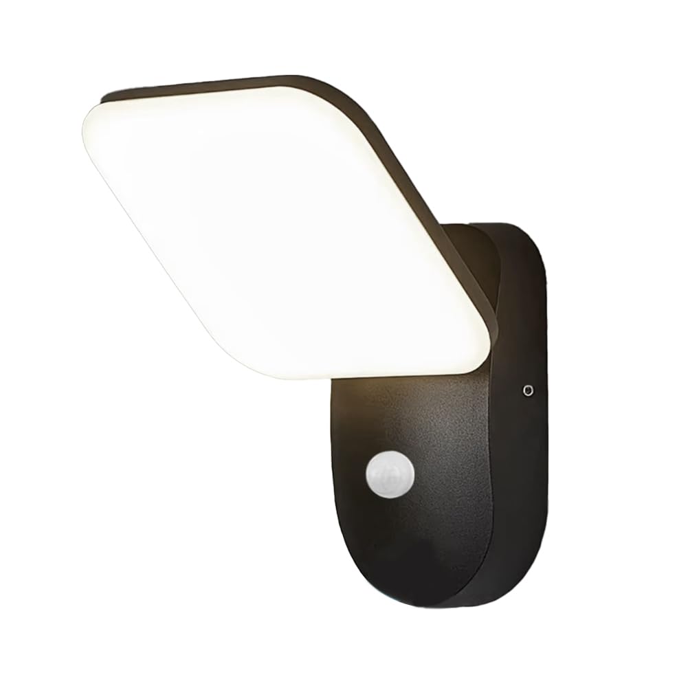 CTRLZS LED Wall Lamp with Motion Sensor IP65 Waterproof Outdoor Wall Lamp Garden Fence Road Corridor Lighting