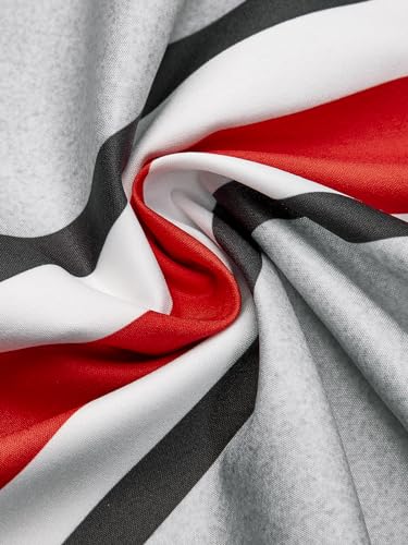 Hardaddy Camisa masculina com gola de acampamento retrô vintage boliche com bolso casual manga curta