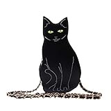 LUI SUI Womens Black Cat Purse Dinosaur Crossbody Bags Girls Flamingo Animal Purse Bags Chic Clutch...