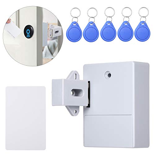 Blusea – Fechadura para armário oculto, bloqueio eletrônico de RFID (DIY) com sensor inteligente par