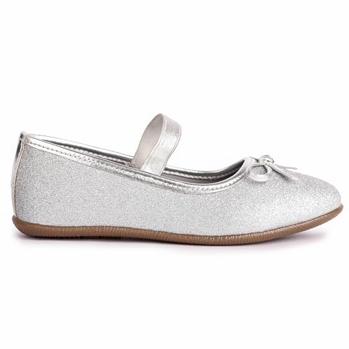 Image of Girl's Stylish Ballerinas, White, 24