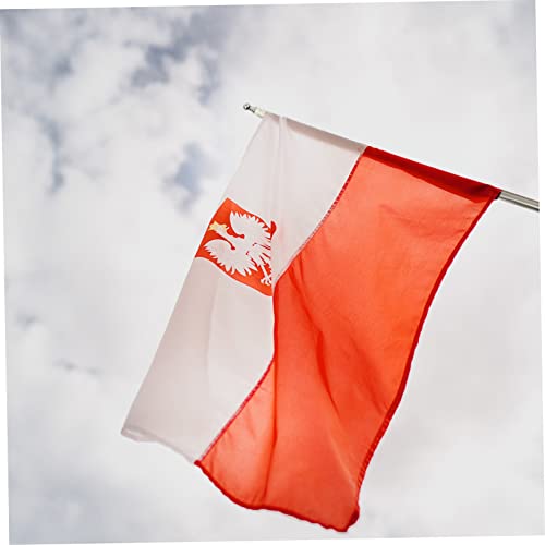 Base de mât de drapeau en métal argent et supports de voiture